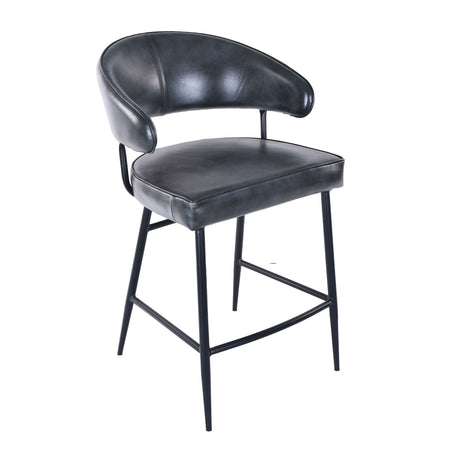Essex Dover 22" Counter Chair in Weathered Black from Home Trends & Design - Luna Furniture