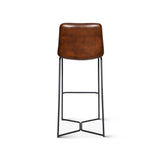 Essex Morgan 18" Bar Chair in Hand Washed Chestnut, Set of 2 from Home Trends & Design - Luna Furniture