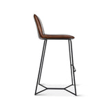 Essex Morgan 18" Bar Chair in Hand Washed Chestnut, Set of 2 from Home Trends & Design - Luna Furniture