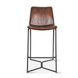 Essex Morgan 18" Counter Chair in Hand Washed Chestnut from Home Trends & Design - Luna Furniture