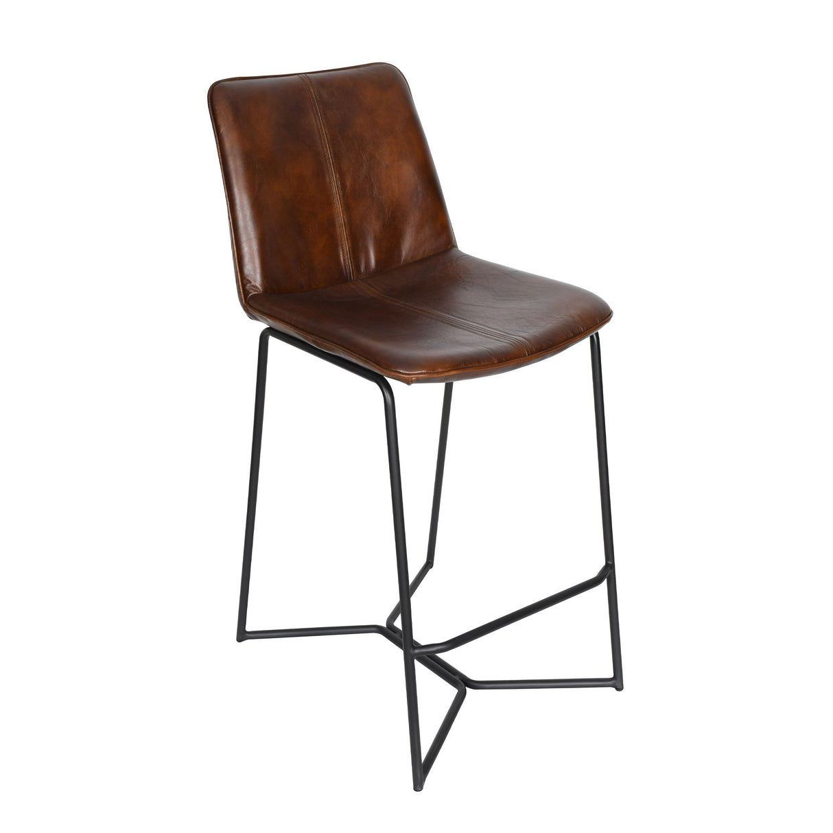 Essex Morgan 18" Counter Chair in Hand Washed Chestnut from Home Trends & Design - Luna Furniture