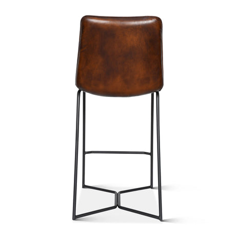 Essex Morgan 18" Counter Chair in Hand Washed Chestnut from Home Trends & Design - Luna Furniture