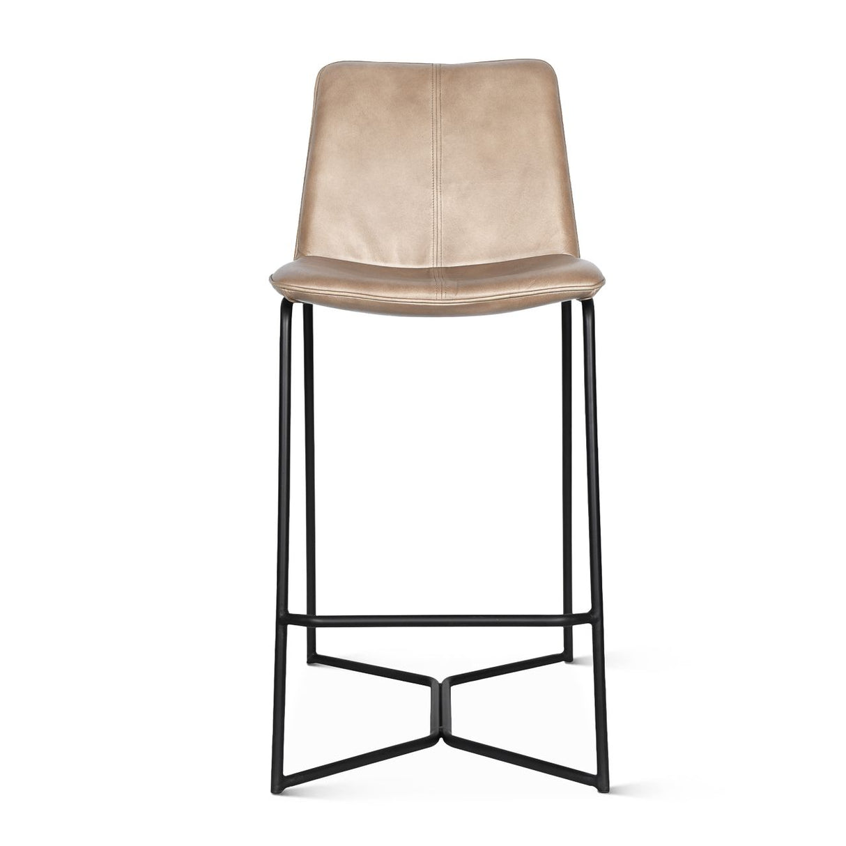 Essex Morgan 18" Counter Chair in Hand Washed Taupe, Set of 2 from Home Trends & Design - Luna Furniture