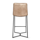 Essex Morgan 18" Counter Chair in Hand Washed Taupe, Set of 2 from Home Trends & Design - Luna Furniture
