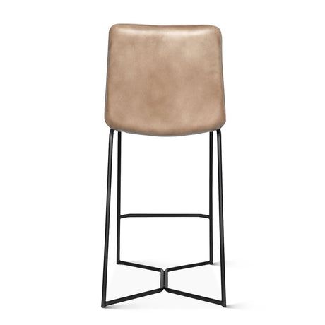 Essex Morgan 18" Counter Chair in Hand Washed Taupe, Set of 2 from Home Trends & Design - Luna Furniture