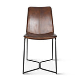 Essex Morgan 18" Dining Chair in Hand Washed Chestnut, Set of 2 from Home Trends & Design - Luna Furniture
