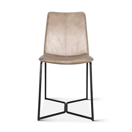 Essex Morgan 18" Dining Chair in Hand Washed Taupe, Set of 2 from Home Trends & Design - Luna Furniture