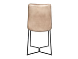 Essex Morgan 18" Dining Chair in Hand Washed Taupe, Set of 2 from Home Trends & Design - Luna Furniture