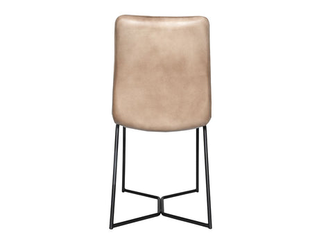 Essex Morgan 18" Dining Chair in Hand Washed Taupe, Set of 2 from Home Trends & Design - Luna Furniture