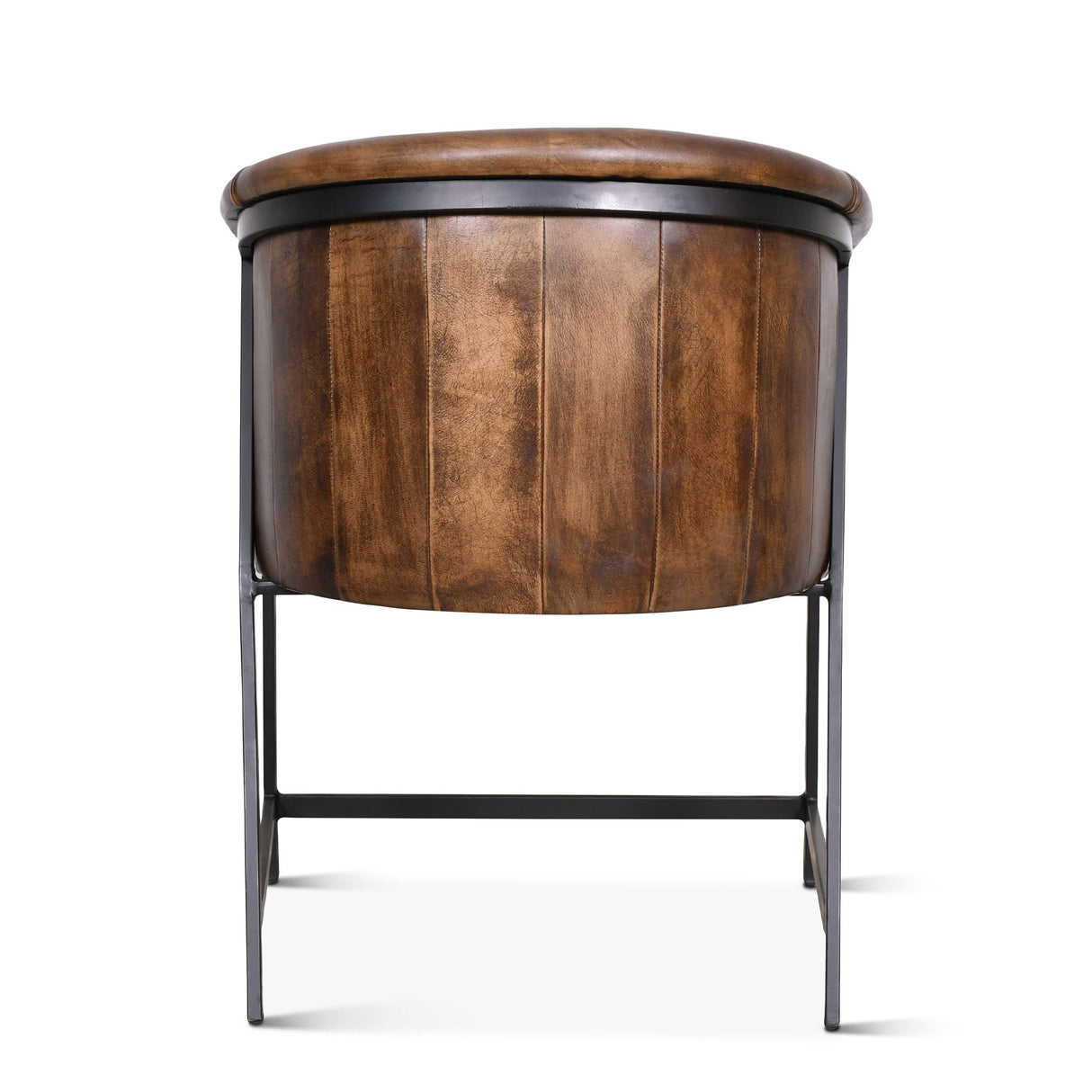 Essex Polo Armchair in Antique Whiskey Leather from Home Trends & Design - Luna Furniture