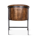 Essex Polo Armchair in Antique Whiskey Leather from Home Trends & Design - Luna Furniture