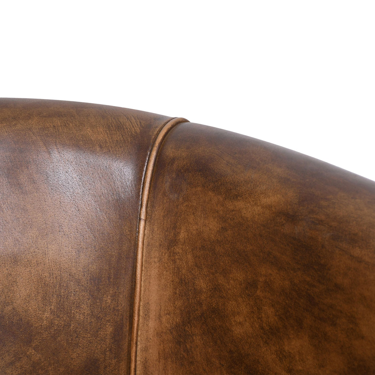 Essex Polo Armchair in Antique Whiskey Leather from Home Trends & Design - Luna Furniture