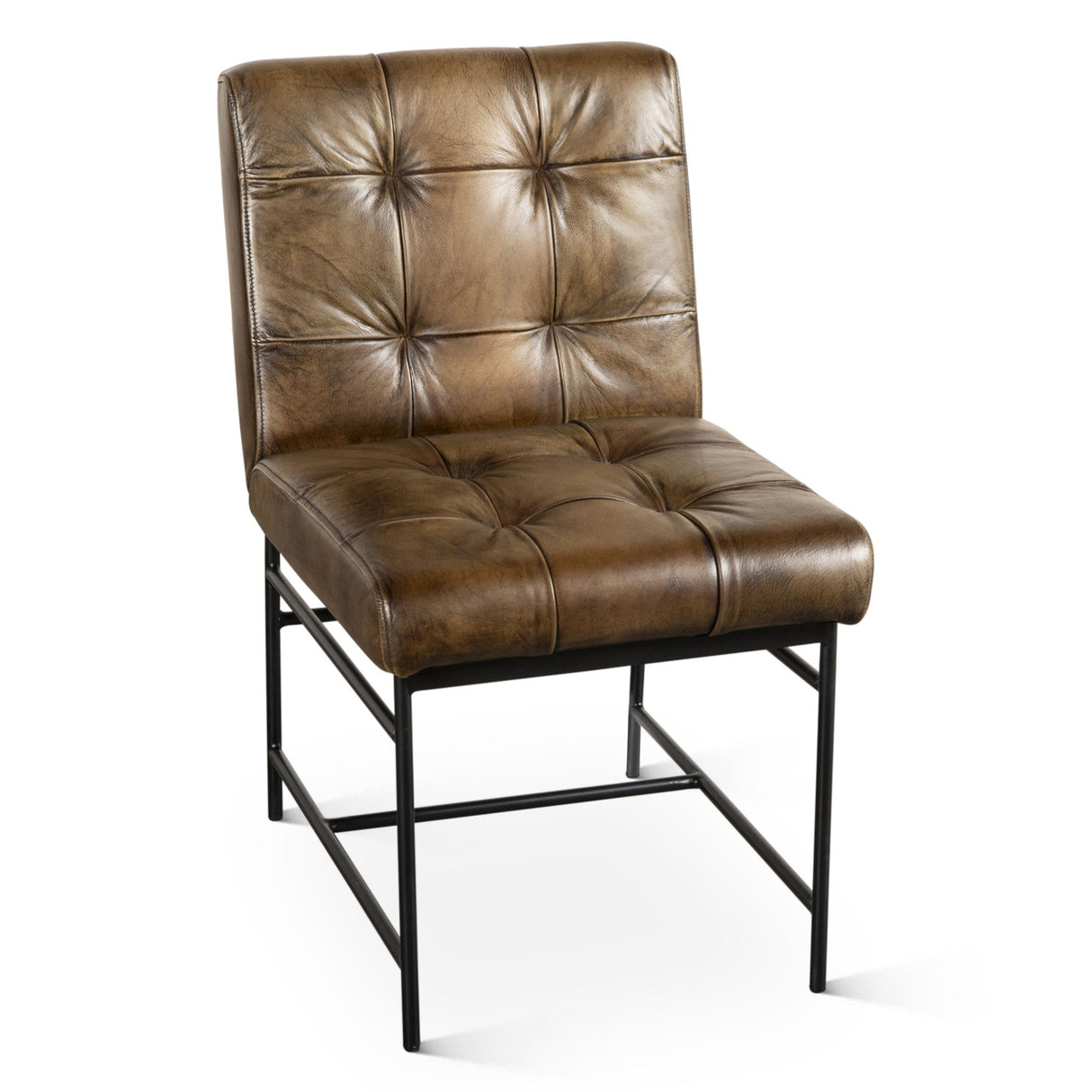 Essex Stockton 19" Dining Chair in Antique Whiskey, Set of 2 from Home Trends & Design - Luna Furniture