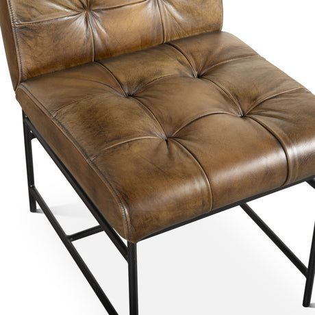 Essex Stockton 19" Dining Chair in Antique Whiskey, Set of 2 from Home Trends & Design - Luna Furniture