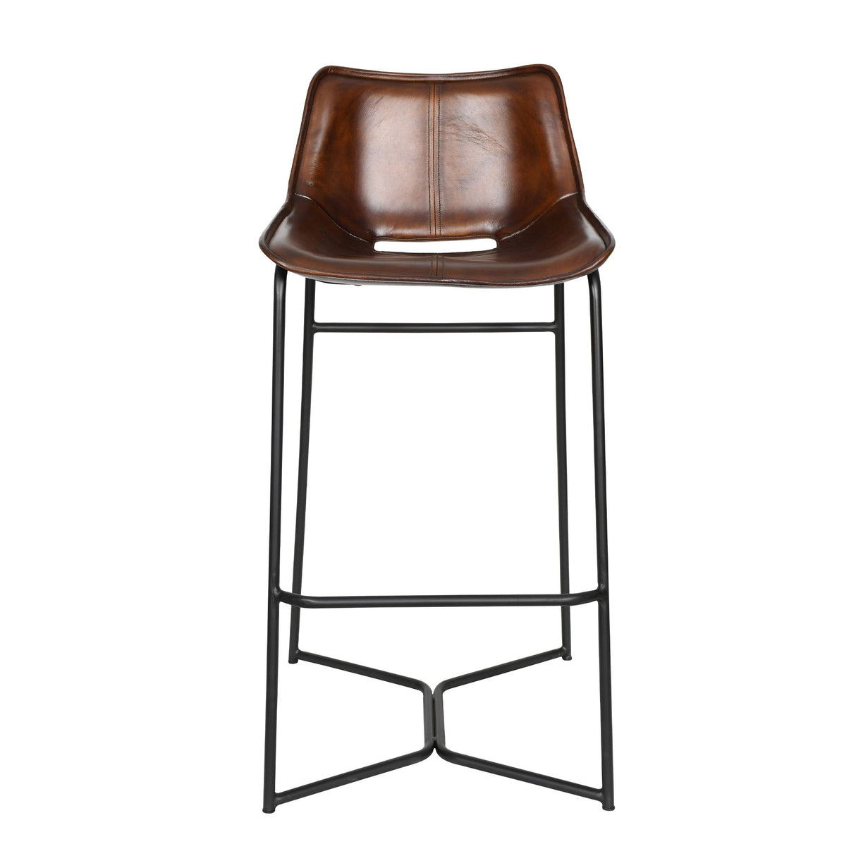 Essex Stanley 19" Bar Chair in Hand Washed Chestnut from Home Trends & Design - Luna Furniture