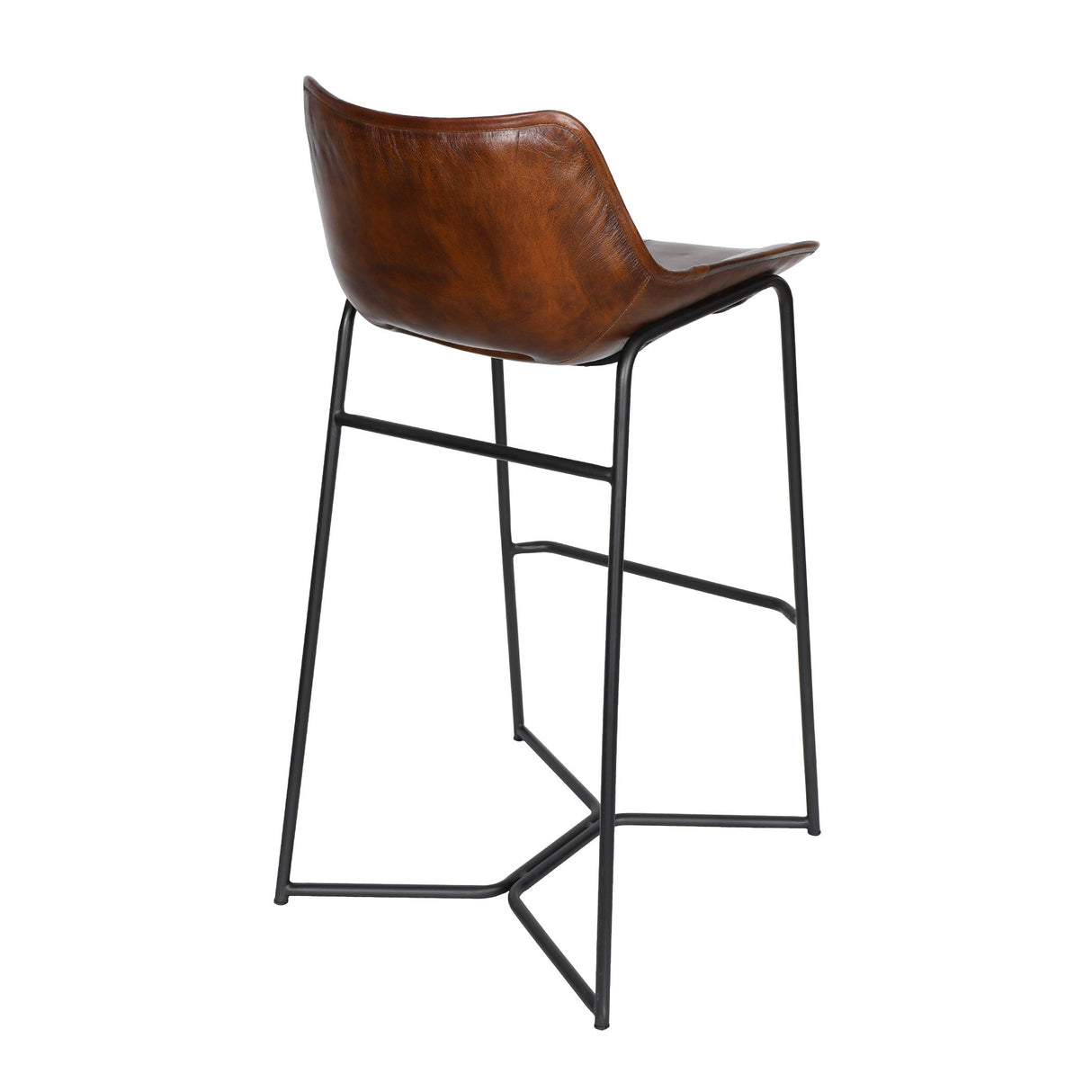 Essex Stanley 19" Bar Chair in Hand Washed Chestnut from Home Trends & Design - Luna Furniture