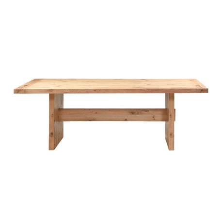 Flagstaff 85" Dining Table in Natural Distressed Oak from Home Trends & Design - Luna Furniture