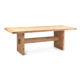 Flagstaff 85" Dining Table in Natural Distressed Oak from Home Trends & Design - Luna Furniture