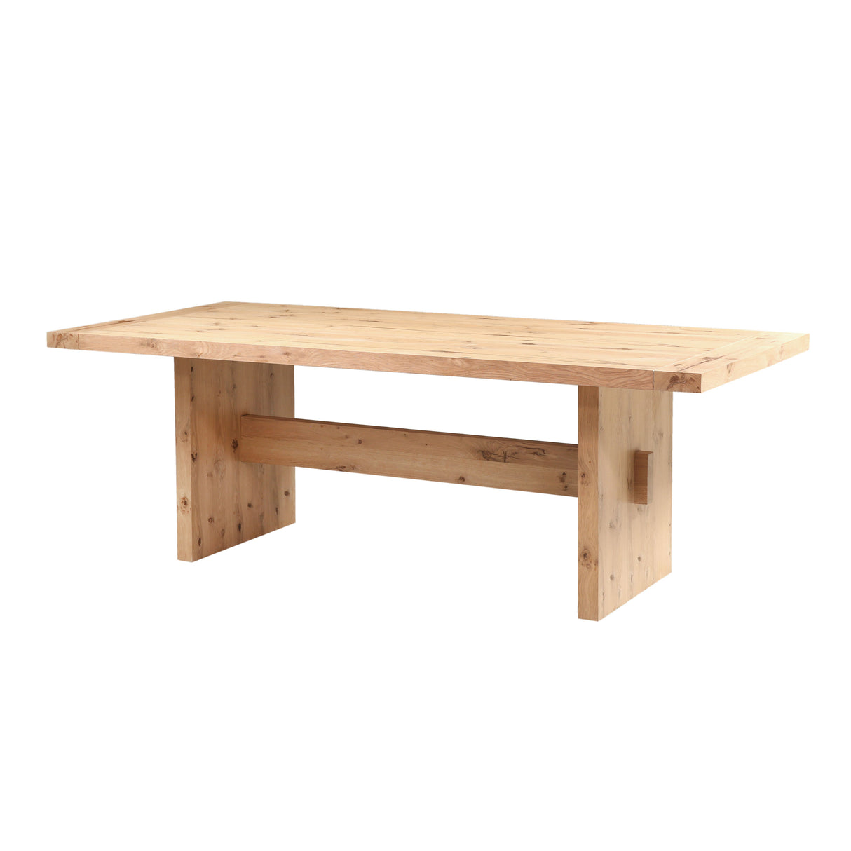 Flagstaff 85" Dining Table in Natural Distressed Oak from Home Trends & Design - Luna Furniture