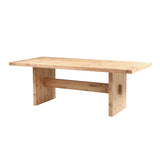 Flagstaff 85" Dining Table in Natural Distressed Oak from Home Trends & Design - Luna Furniture