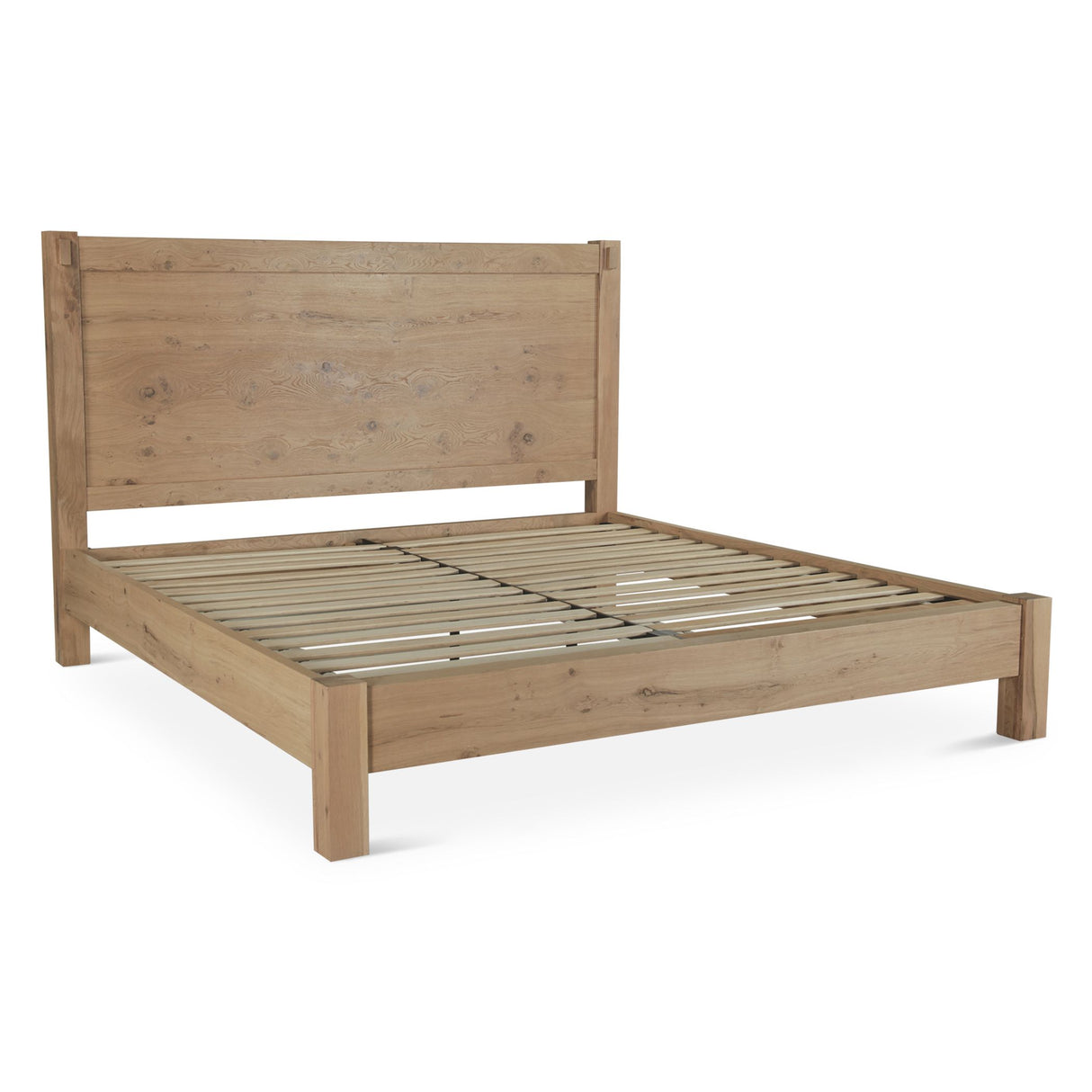 Flagstaff Queen Bed in Distressed Oak from Home Trends & Design - Luna Furniture