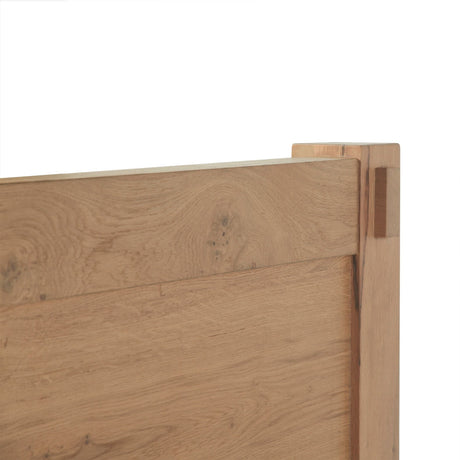 Flagstaff Queen Bed in Distressed Oak from Home Trends & Design - Luna Furniture