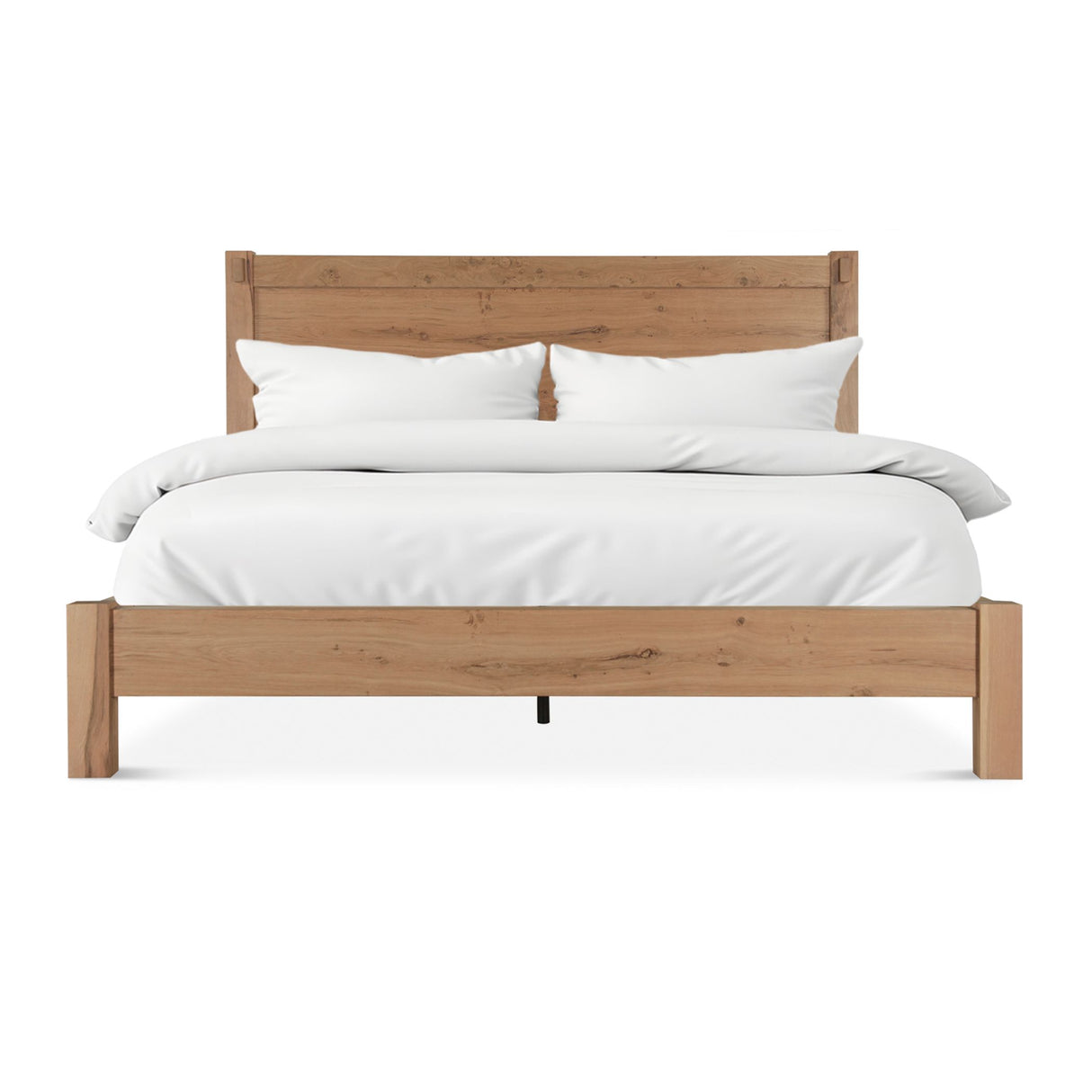 Flagstaff Queen Bed in Distressed Oak from Home Trends & Design - Luna Furniture