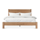 Flagstaff Queen Bed in Distressed Oak from Home Trends & Design - Luna Furniture