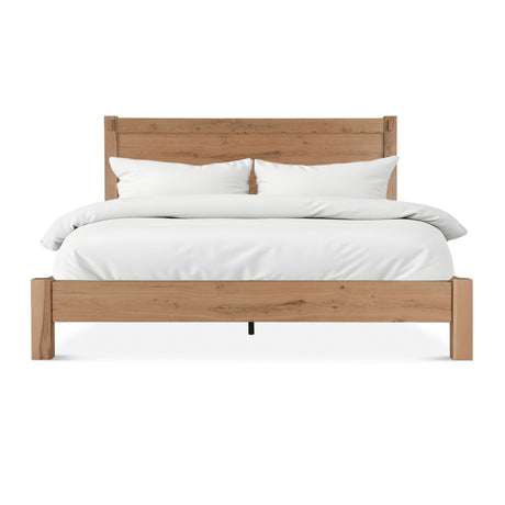 Flagstaff Queen Bed in Distressed Oak from Home Trends & Design - Luna Furniture