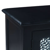 Fleur 50" Two Door Sideboard with Floral Horn Inlay and Wood