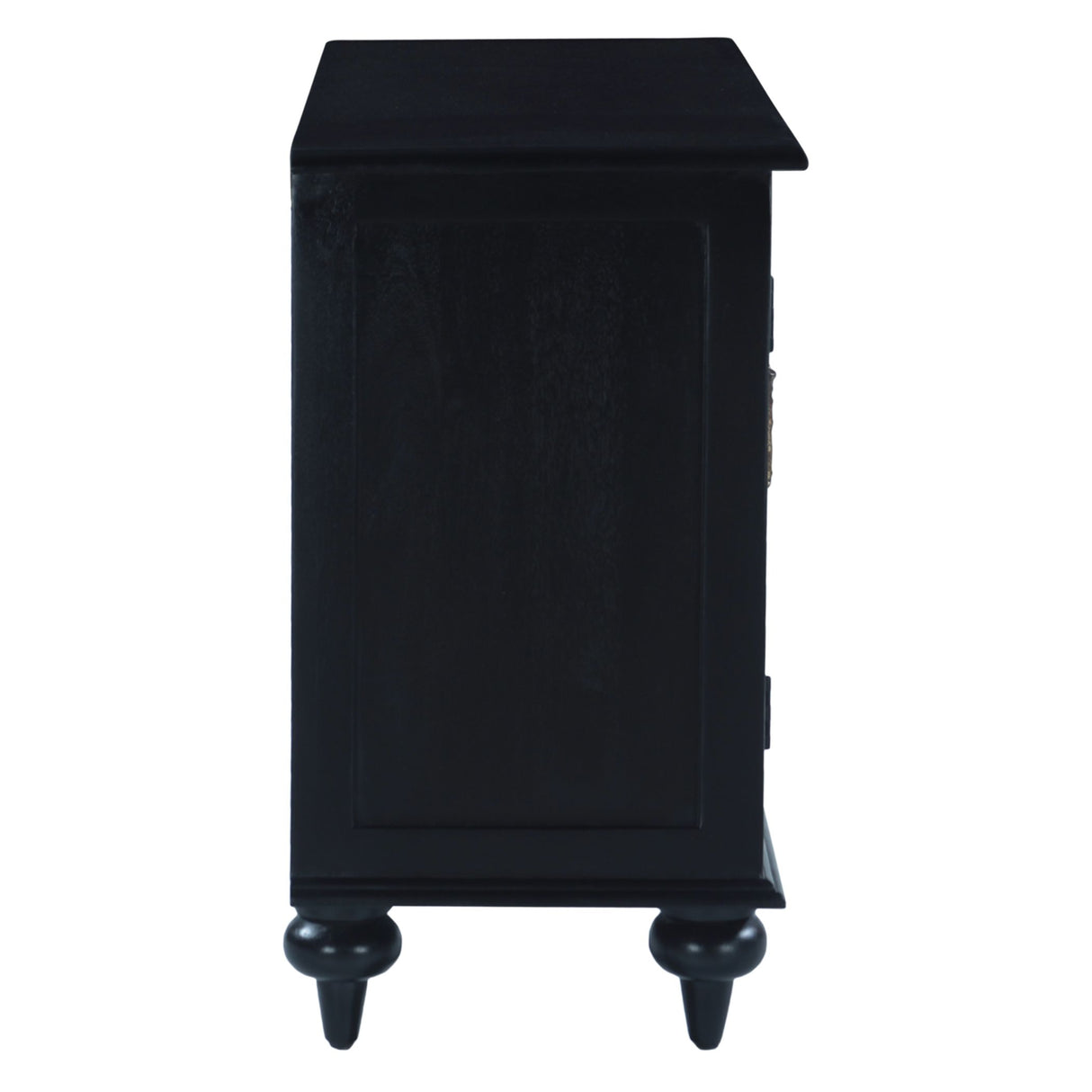 Fleur 50" Two Door Sideboard with Floral Horn Inlay and Wood