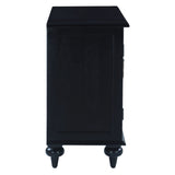 Fleur 50" Two Door Sideboard with Floral Horn Inlay and Wood