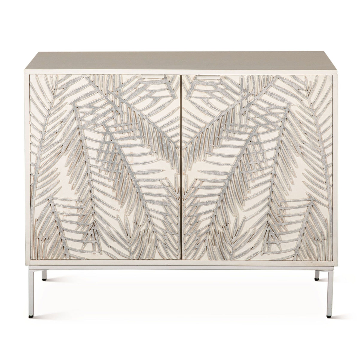 Fern 38" Cabinet with Two Doors in Coastal White from Home Trends & Design - Luna Furniture