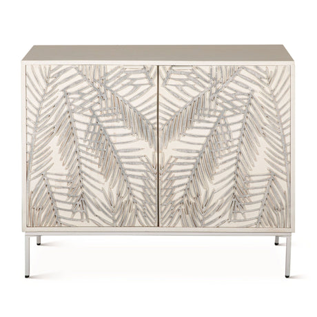 Fern 38" Cabinet with Two Doors in Coastal White from Home Trends & Design - Luna Furniture