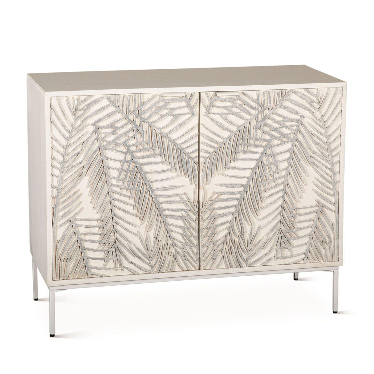 Fern 38" Cabinet with Two Doors in Coastal White from Home Trends & Design - Luna Furniture