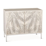 Fern 38" Cabinet with Two Doors in Coastal White from Home Trends & Design - Luna Furniture