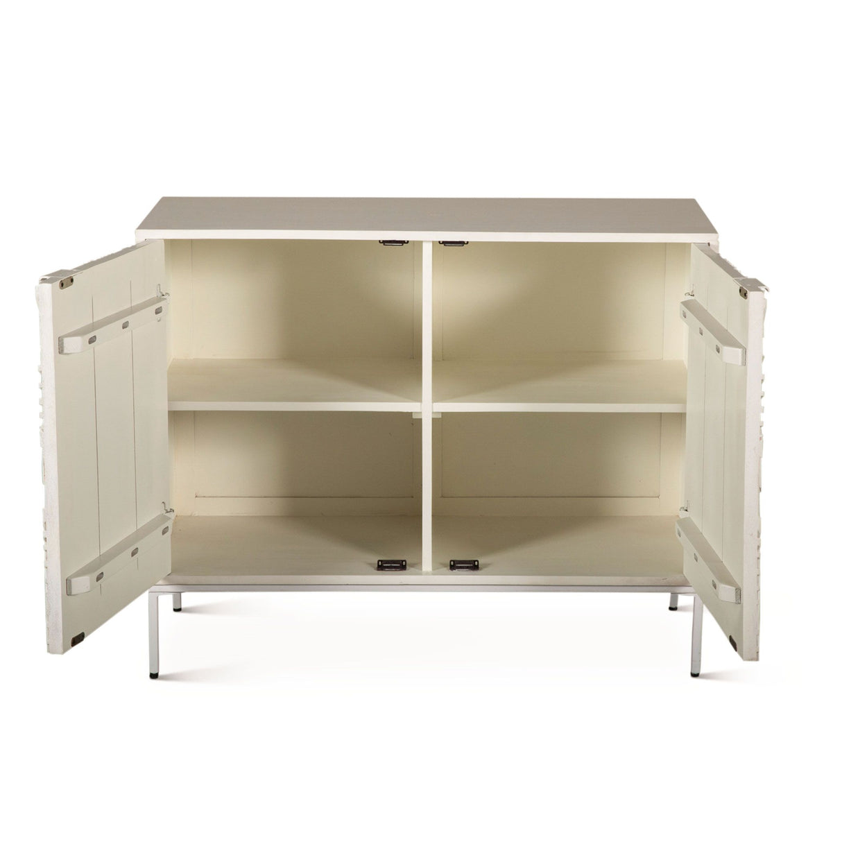 Fern 38" Cabinet with Two Doors in Coastal White from Home Trends & Design - Luna Furniture
