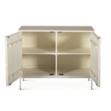 Fern 38" Cabinet with Two Doors in Coastal White from Home Trends & Design - Luna Furniture