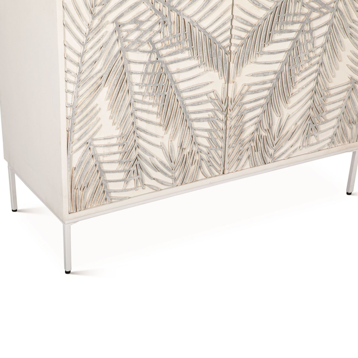 Fern 38" Cabinet with Two Doors in Coastal White from Home Trends & Design - Luna Furniture