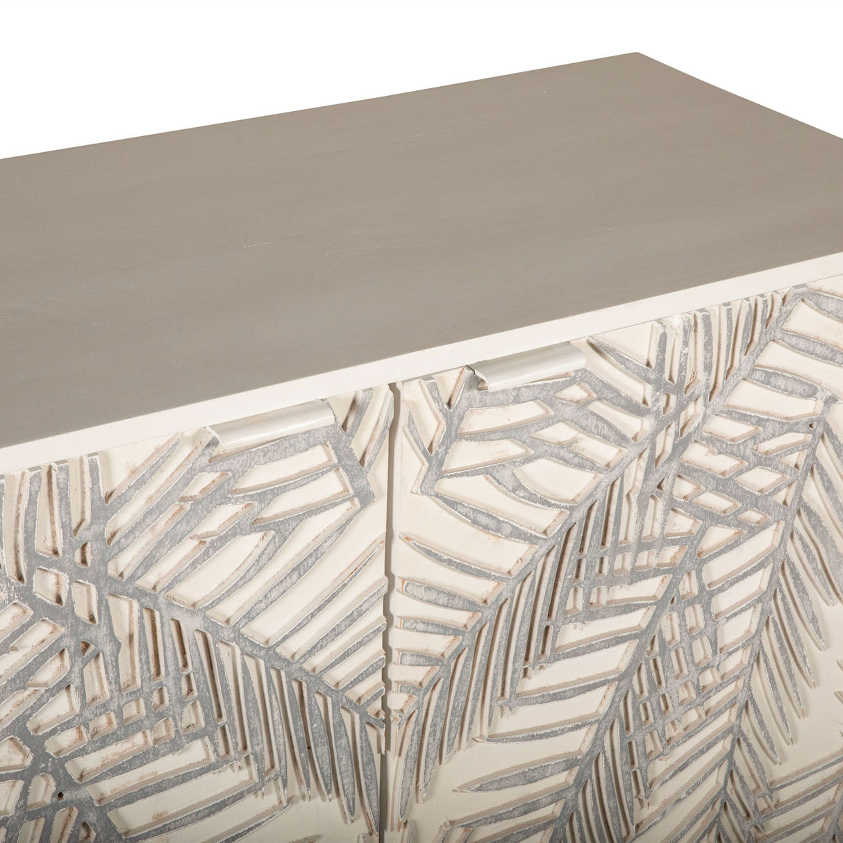 Fern 38" Cabinet with Two Doors in Coastal White from Home Trends & Design - Luna Furniture