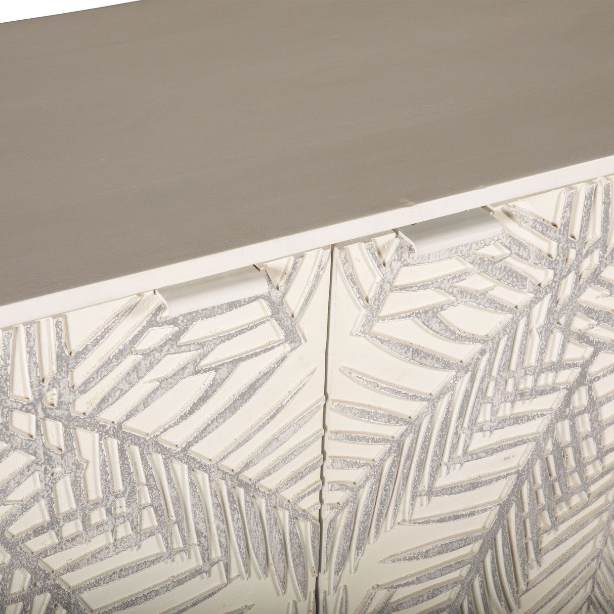 Fern 57" Sideboard with Three Doors in Coastal White from Home Trends & Design - Luna Furniture