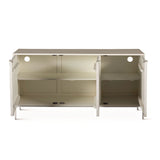 Fern 57" Sideboard with Three Doors in Coastal White from Home Trends & Design - Luna Furniture