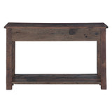 Hacienda 50" Console Table with Three Drawers in Reclaimed Wood from Home Trends & Design - Luna Furniture