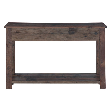 Hacienda 50" Console Table with Three Drawers in Reclaimed Wood from Home Trends & Design - Luna Furniture