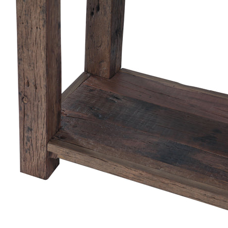 Hacienda 50" Console Table with Three Drawers in Reclaimed Wood from Home Trends & Design - Luna Furniture