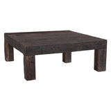 Hacienda 48" Square Coffee Table in Reclaimed Hardwood from Home Trends & Design - Luna Furniture