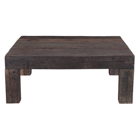 Hacienda 48" Square Coffee Table in Reclaimed Hardwood from Home Trends & Design - Luna Furniture
