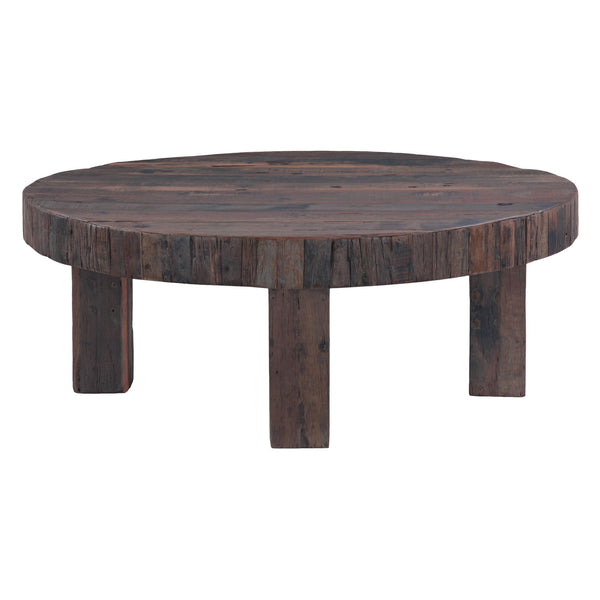 Hacienda 47" Round Coffee Table in Reclaimed Wood