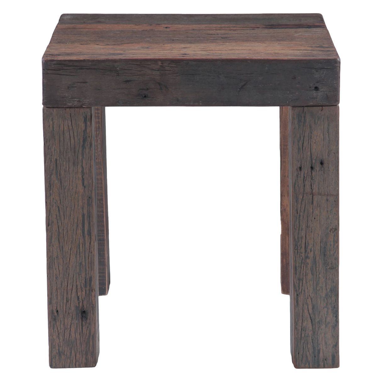 Hacienda 24" Square Side Table in Reclaimed Wood from Home Trends & Design - Luna Furniture