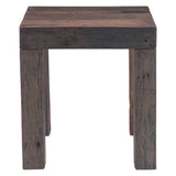 Hacienda 24" Square Side Table in Reclaimed Wood from Home Trends & Design - Luna Furniture